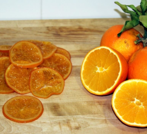 Naranjas confitadas con Thermomix